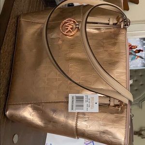 Michael Kors Rose Gold Tote